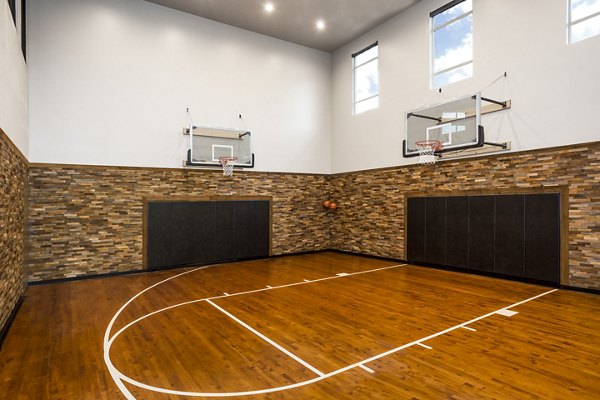 Sport court at Solana Olde Town Station Apartments offering recreational space for residents