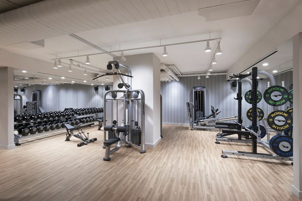 fitness center at Anagram NoMad Apartments