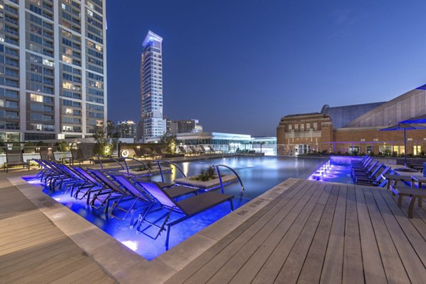 pool at Ascent Victory Park Apartments