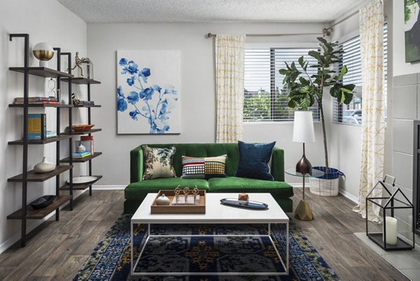 living room at Vista at Trappers Glen Apartments