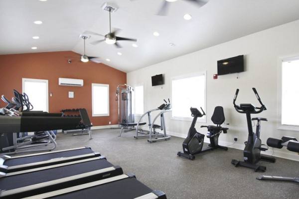 fitness center at The Standard at White House Apartments   