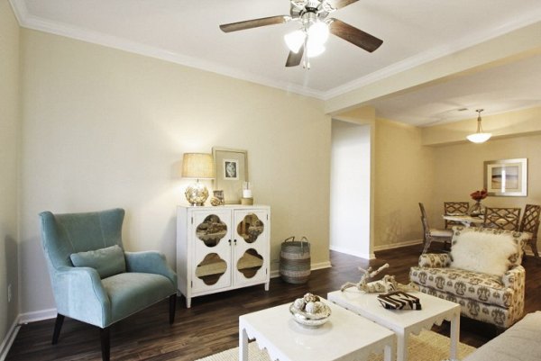 living room at The Standard at White House Apartments  