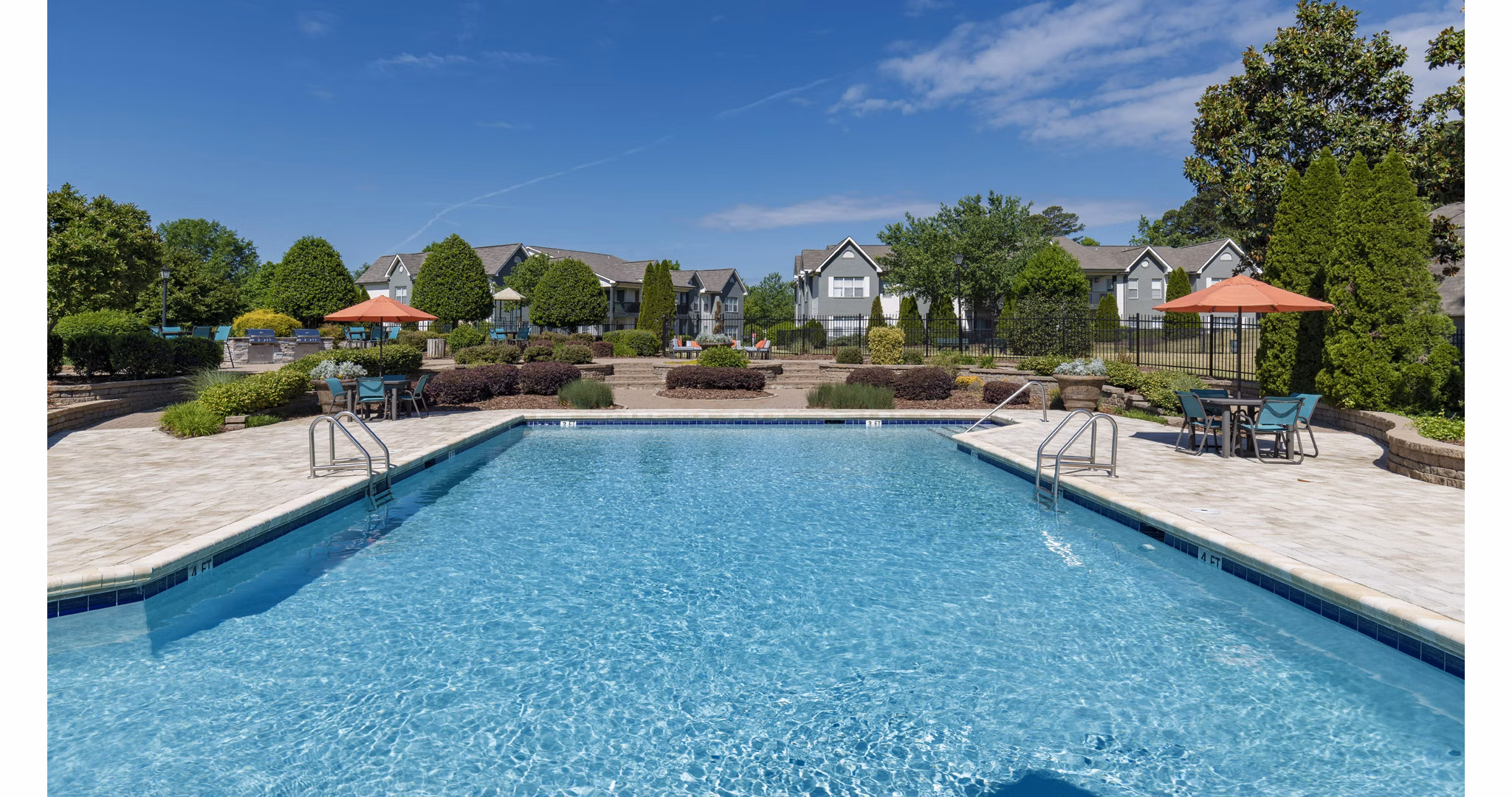 pool at The Weathersby at Station Circle Apartments 