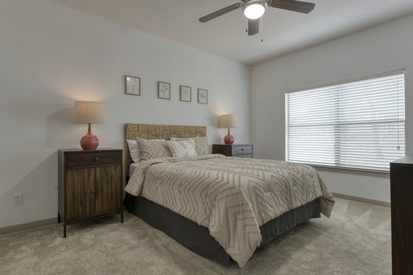 bedroom at Rustico Apartments