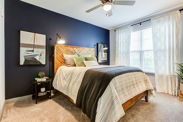 bedroom at Element Barclay Apartments