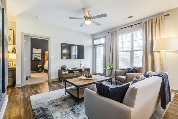 living room at Element Barclay Apartments