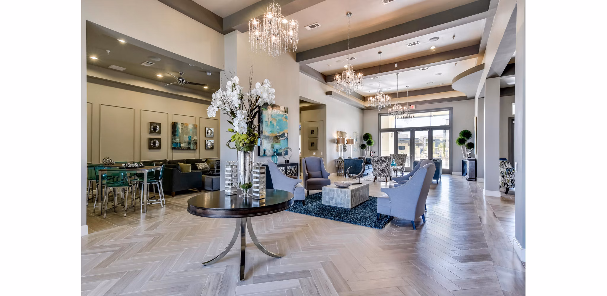 clubhouse at Lantower Techridge Apartments