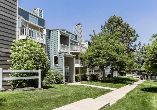 Magnolia Ridge: Stylish view of luxury apartments in a serene neighborhood setting