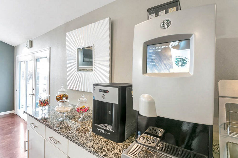 Modern clubhouse featuring elegant design at Magnolia Ridge Apartments