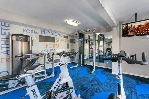 State-of-the-art fitness center with modern equipment at Magnolia Ridge Apartments