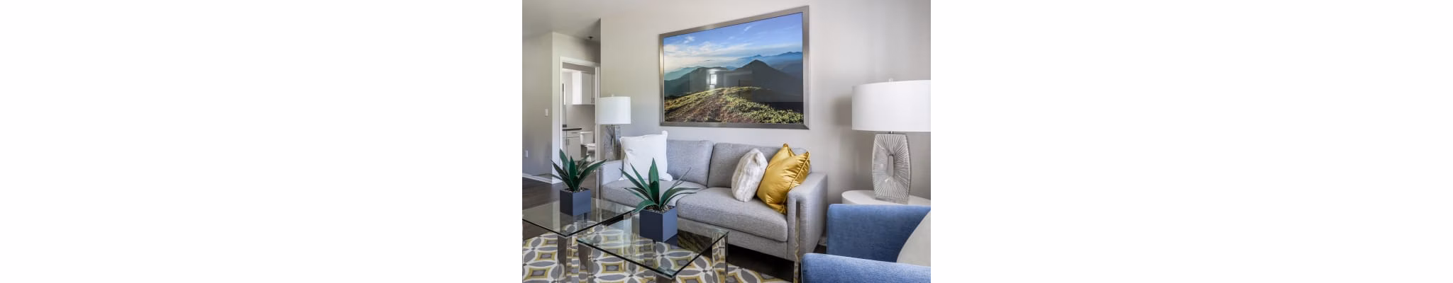 living room at Magnolia Ridge Apartments