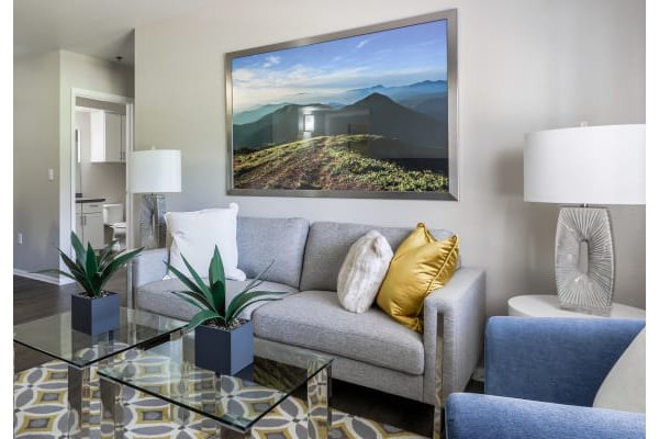 living room at Magnolia Ridge Apartments