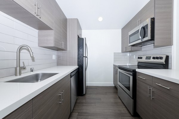 kitchen at 1122 U Apartments