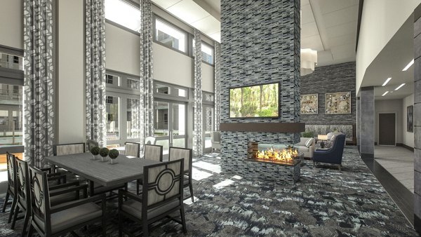 clubhouse rendering at Overture Domain Apartments