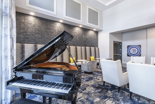 Elegant clubhouse with modern decor at Overture Domain