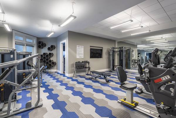 fitness center at Overture Domain                   
