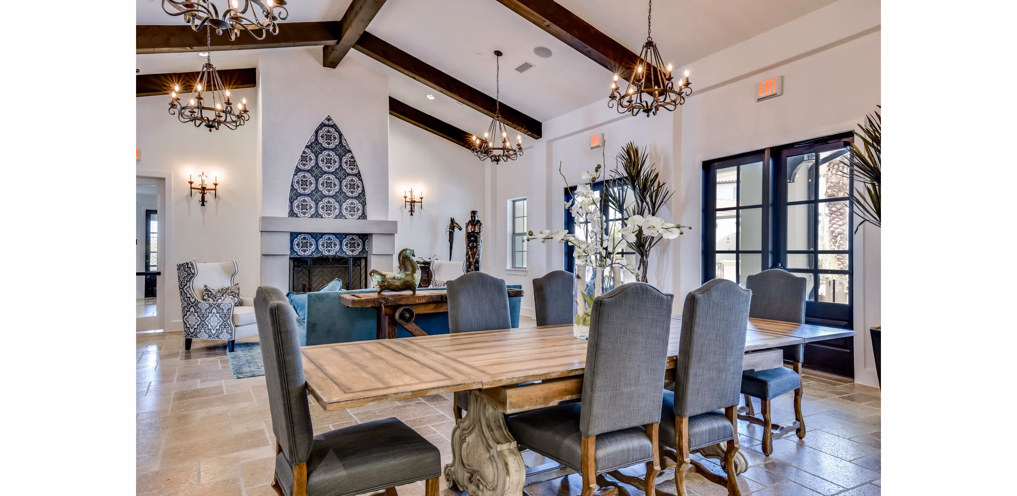 clubhouse at Ambrosio Apartments