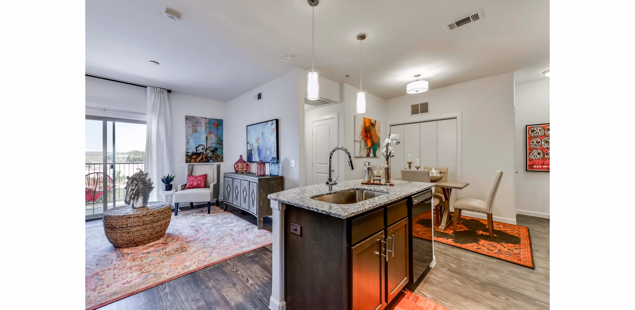 kitchen at Ambrosio Apartments
