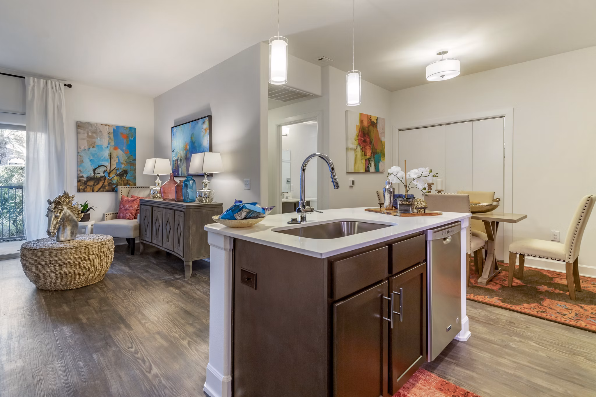 kitchen at Ambrosio Apartments