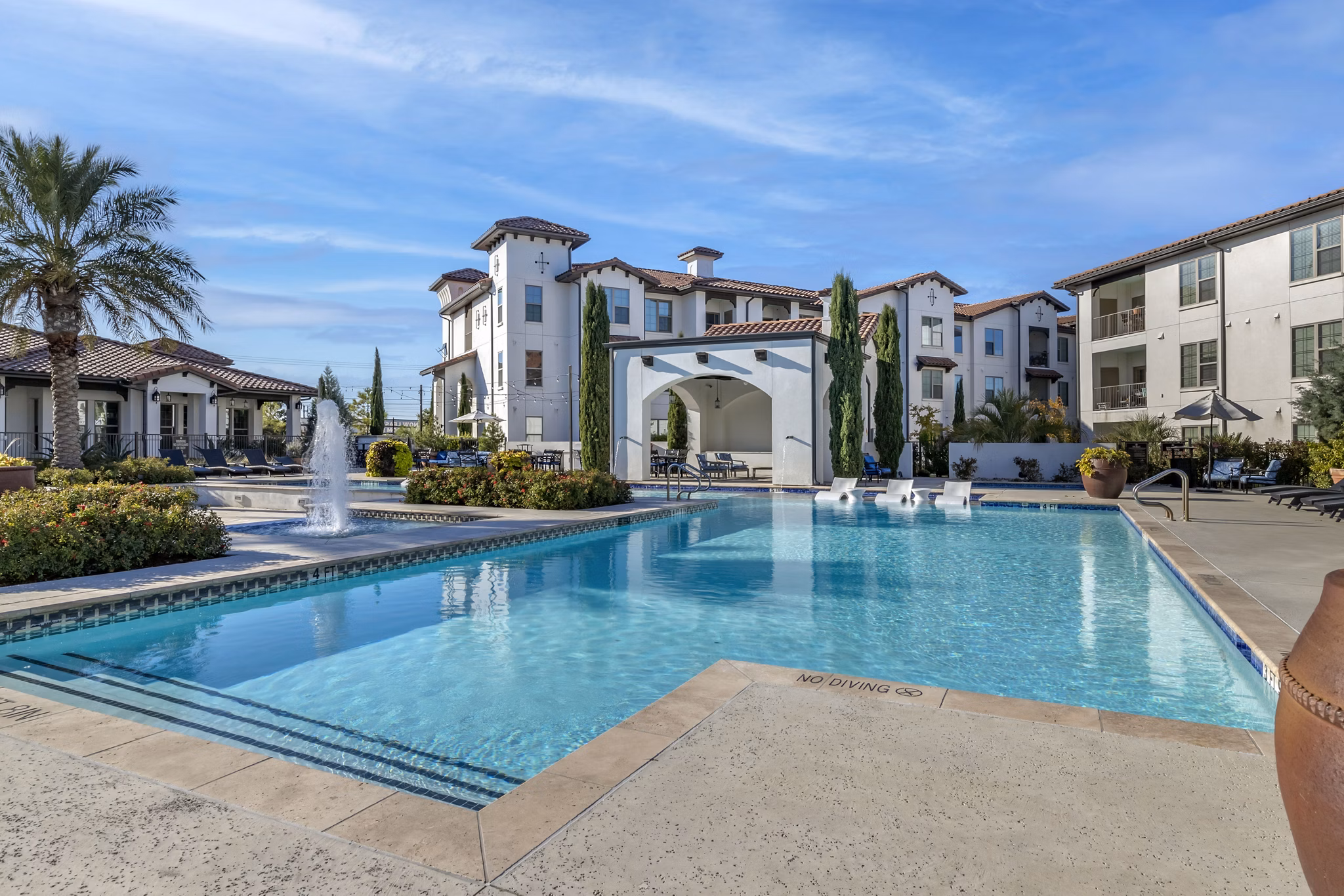 pool at Ambrosio Apartments