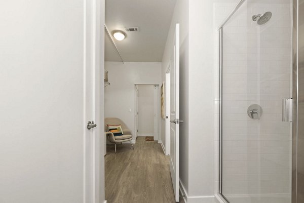 bathroom at 30Six NoDa Apartments