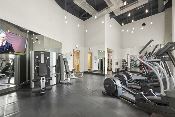 fitness center at Novel NoDa