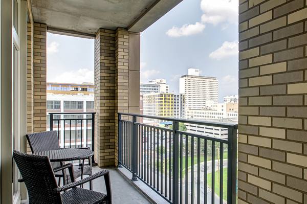 patio/balcony at The Alexander Apartments                                  