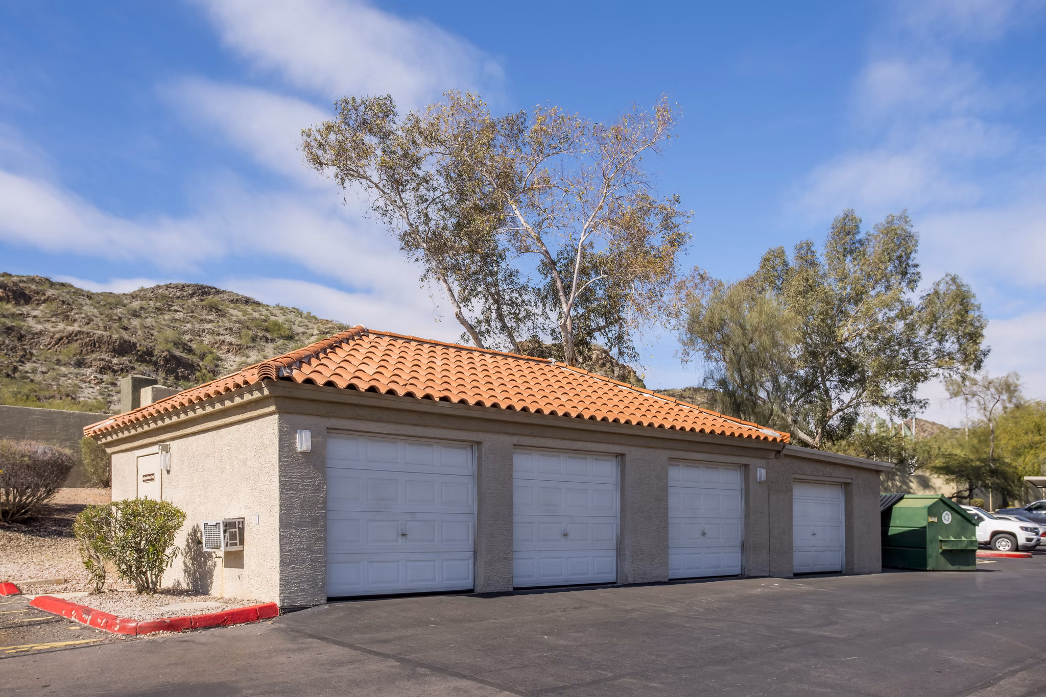 Secure, spacious garages at Avana at the Pointe Apartments offering convenient parking solutions for residents