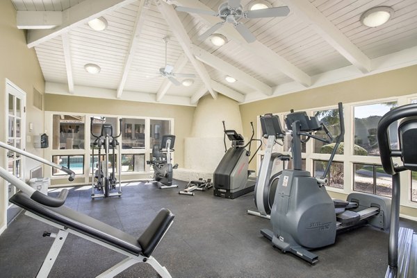 Modern fitness center with state-of-the-art equipment at Avana at the Pointe Apartments, perfect for an active lifestyle