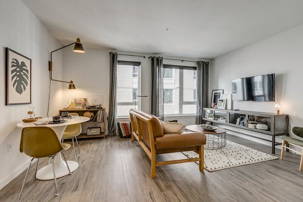 living room at Leeward Apartments