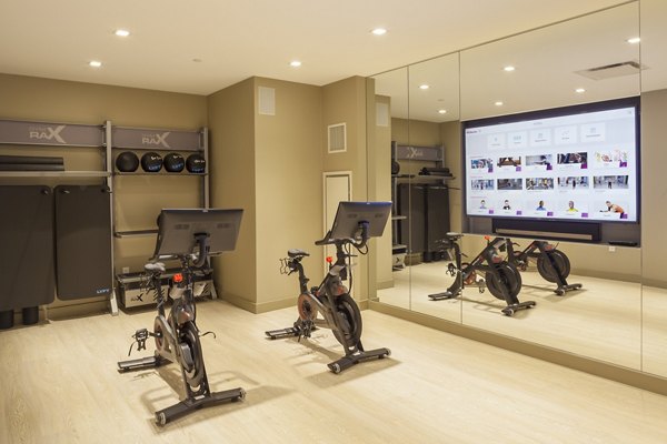 Fitness center at Atlantic Station Apartments