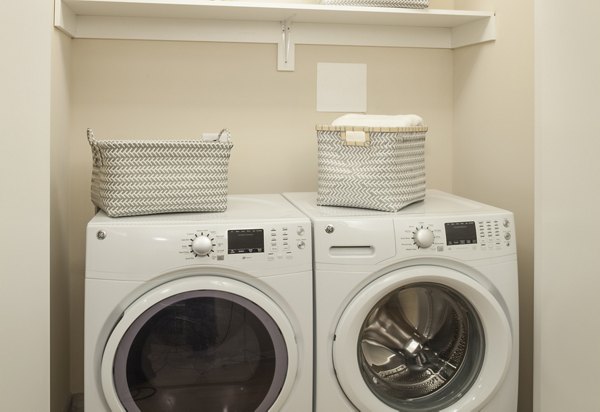 laundry room at Atlantic Station Apartments