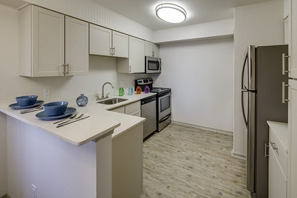 kitchen at Alvista Trailside Apartments