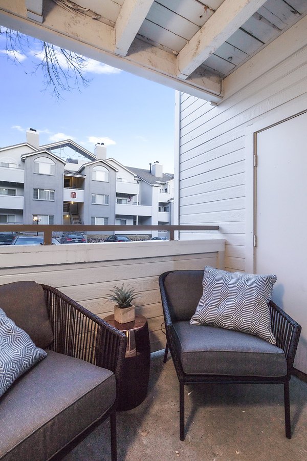 patio/balcony at Alvista Trailside Apartments                                          