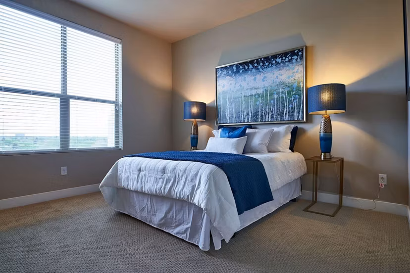 bedroom at Muse Apartments