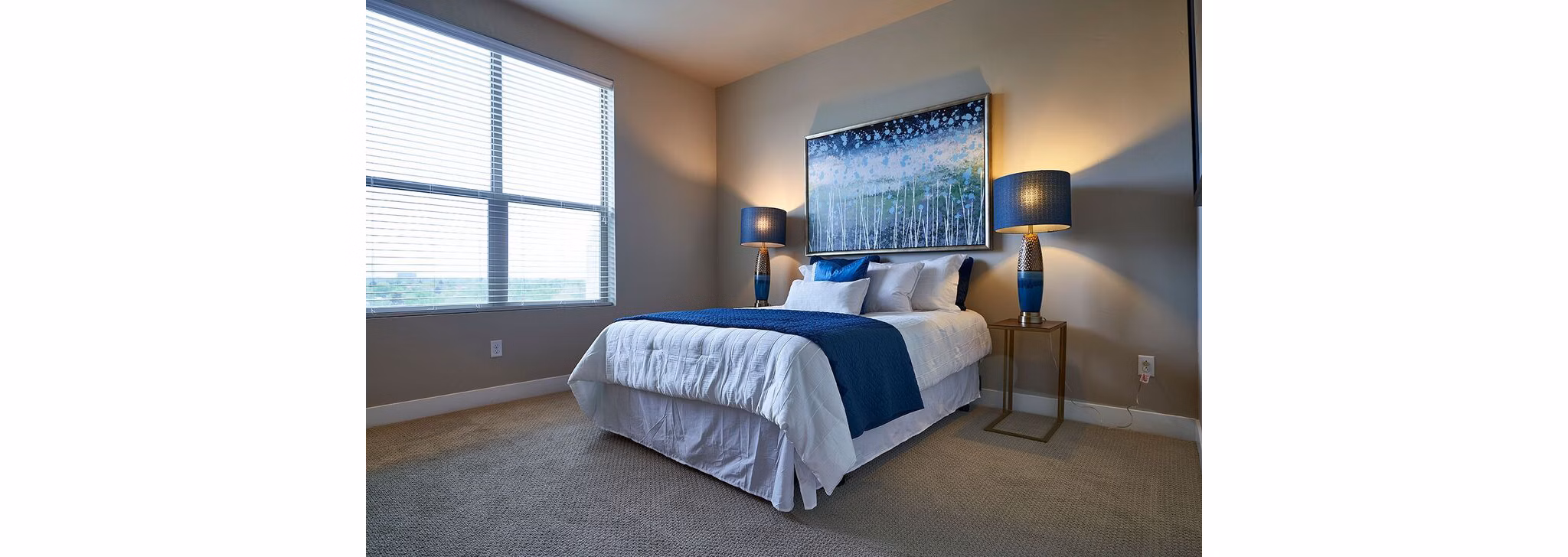 bedroom at Muse Apartments