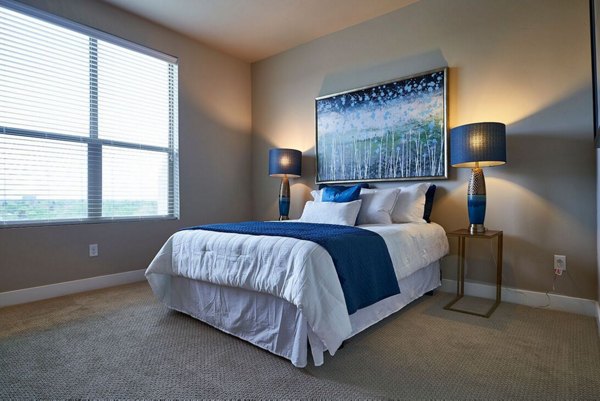 bedroom at Muse Apartments