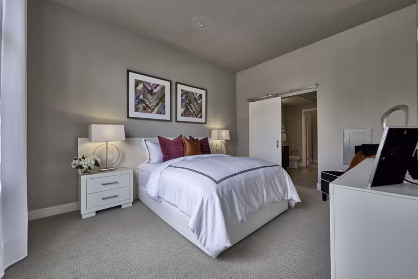 bedroom at Muse Apartments