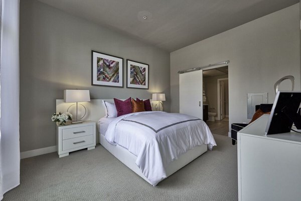 bedroom at Muse Apartments