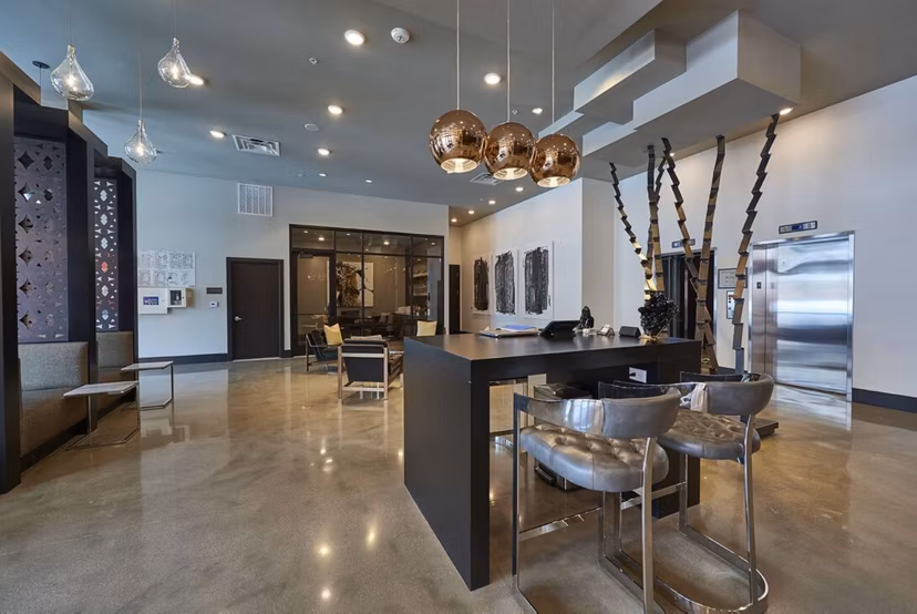 clubhouse at Muse Apartments