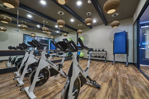 fitness center at Muse Apartments