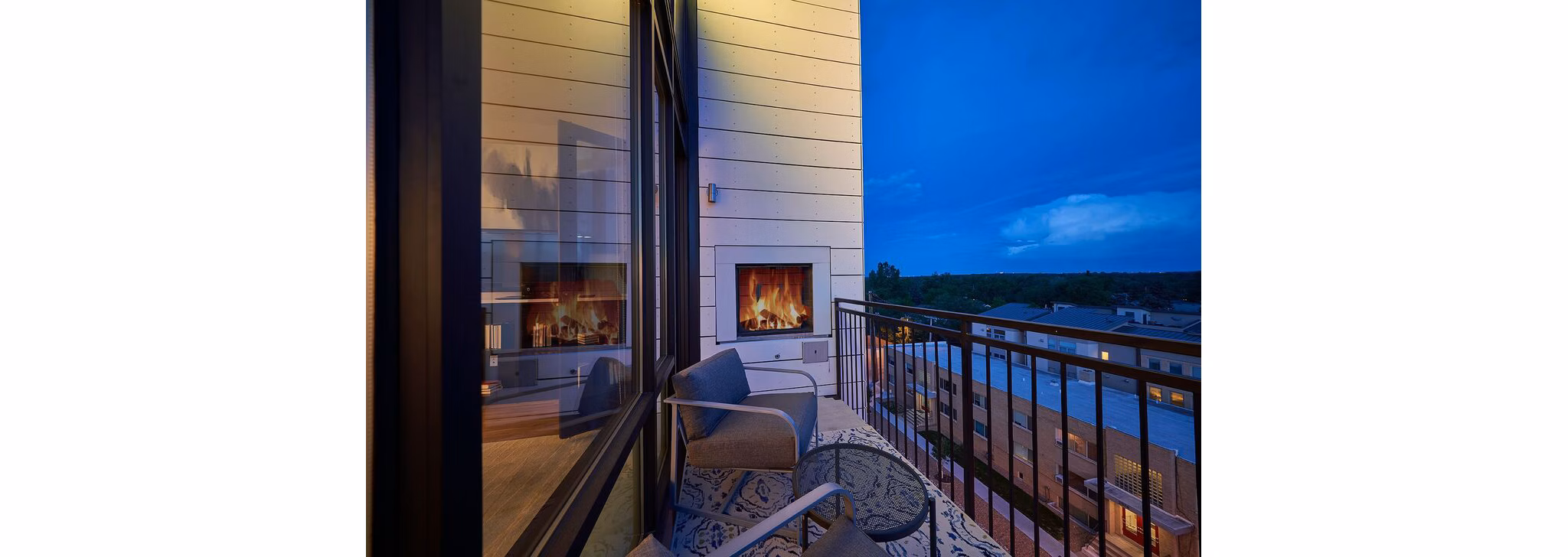 patio at Muse Apartments