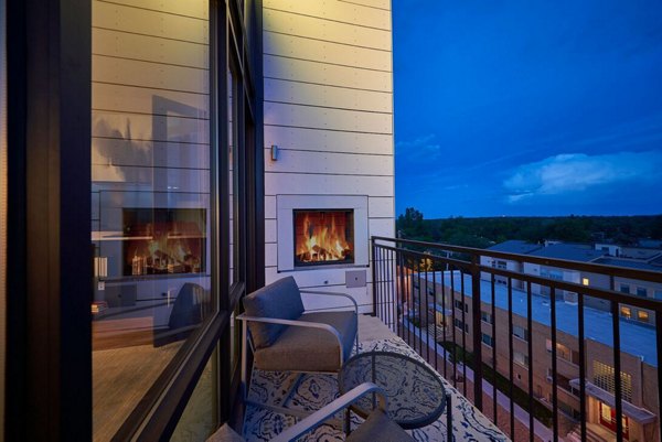patio at Muse Apartments