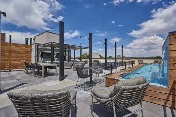 grill area at Muse Apartments
