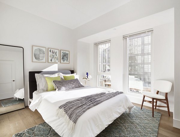 bedroom at The Ludlow Apartments