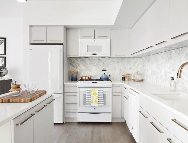 kitchen at The Ludlow Apartments