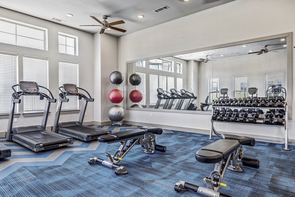 fitness center at Highpoint Club Apartments