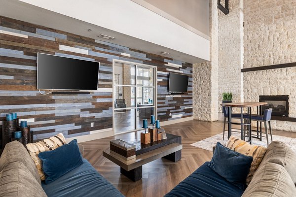 living room at Enclave Falcon Pointe Apartments