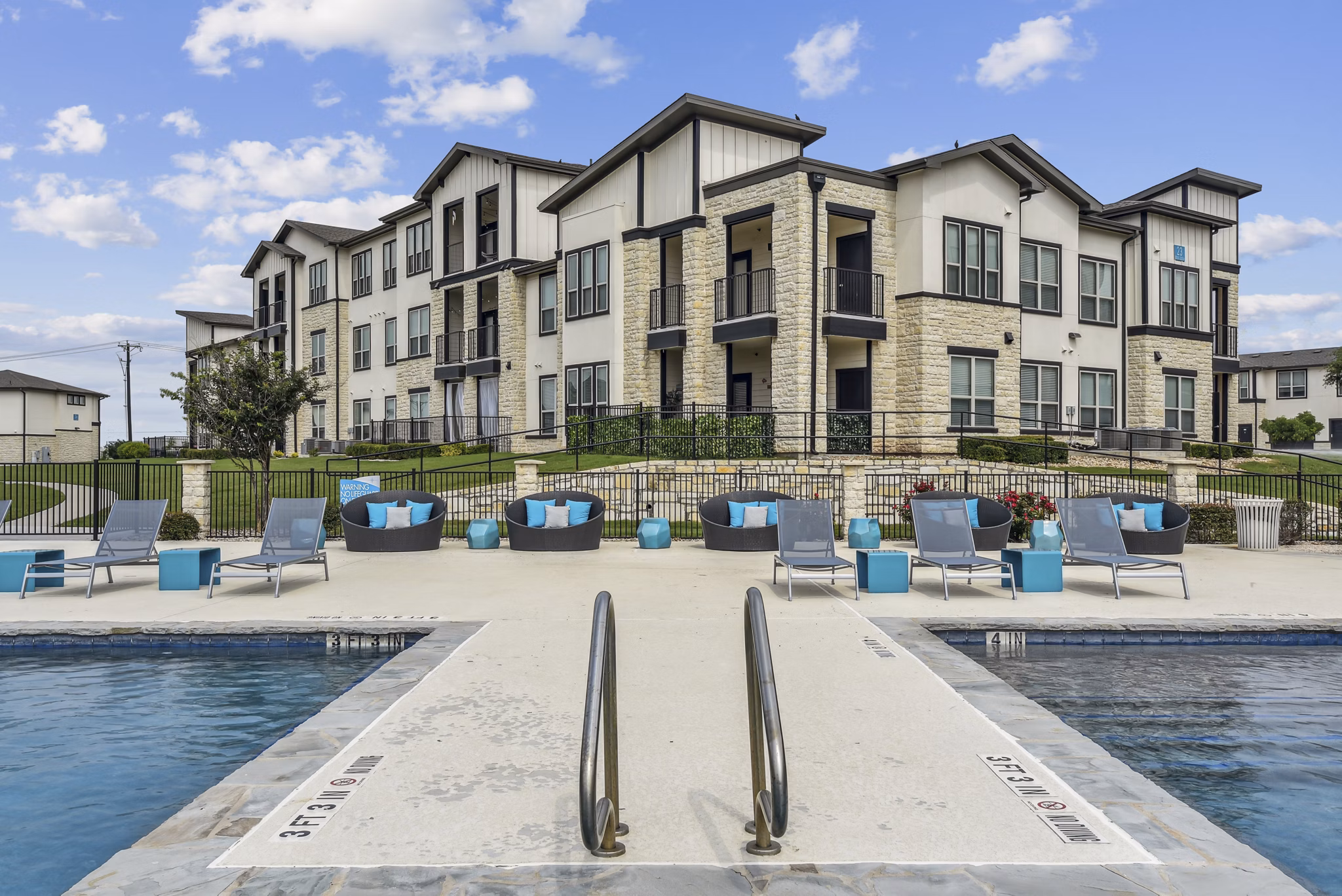 pool at Enclave Falcon Pointe Apartments