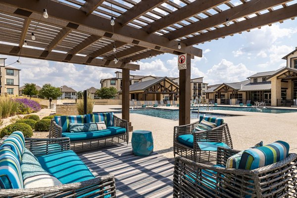patio at Enclave Falcon Pointe Apartments